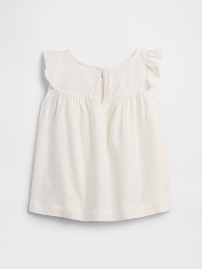babyGap リネンブレンド ラッフルフリル トップス-2