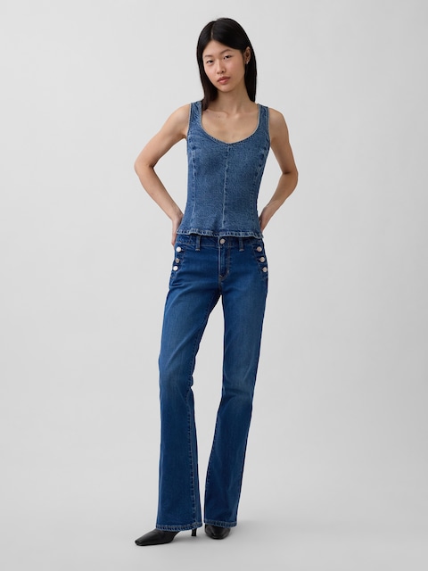 Low Rise Long & Lean Sailor Jeans