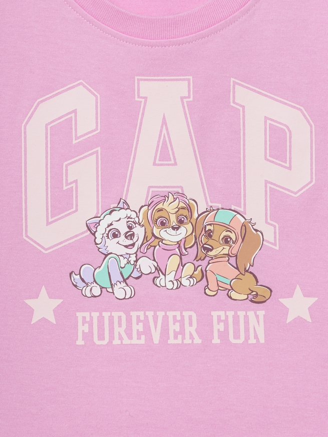 パウ・パトロール GAPロゴ Tシャツ (幼児・ベビー)-2