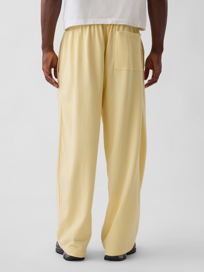 ヴィンテージソフト フレンチテリー GAPロゴ バギースウェットパンツ-2