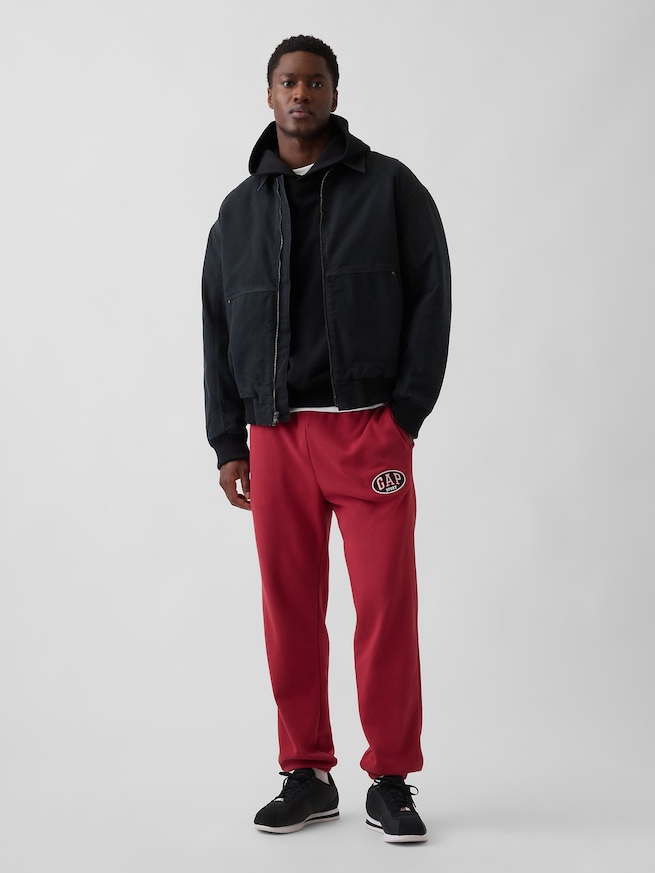 ヴィンテージソフト フレンチテリー GAPロゴ リラックスフィット ジョガーパンツ-3