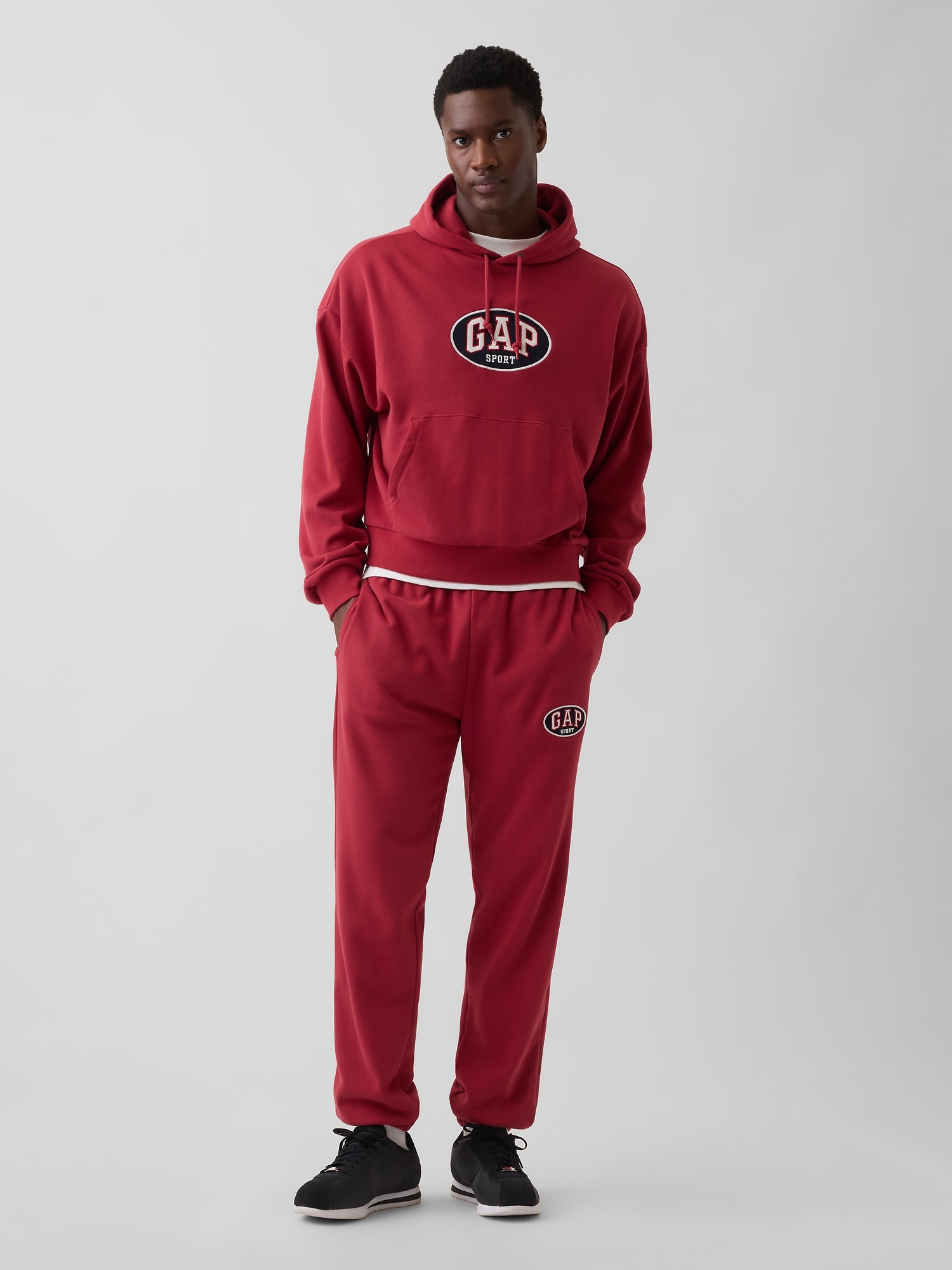 ☆完売品☆【GAP】30th アニバーサリー クロップドパーカー レッド M Gap公式オンラインストア | ヴィンテージソフト フレンチテリー