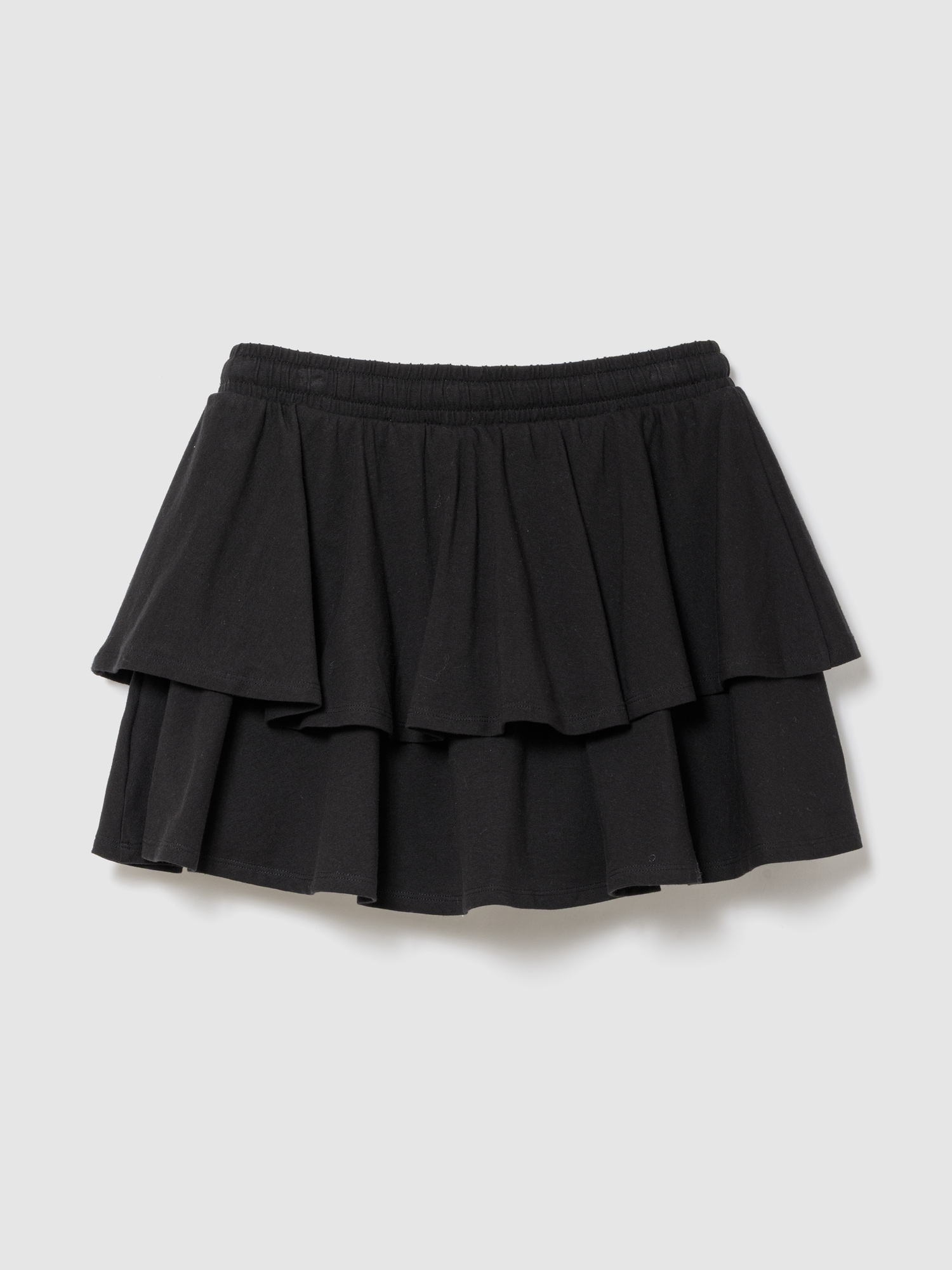 イージーウエスト ティアード ミニスカート・スコート (キッズ)-1