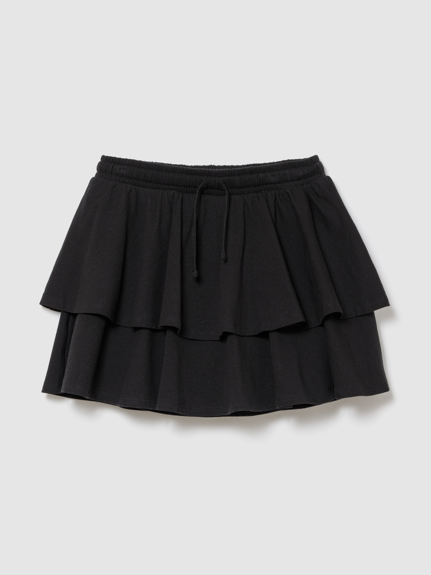 イージーウエスト ティアード ミニスカート・スコート (キッズ)-0