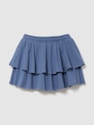 イージーウエスト ティアード ミニスカート・スコート (キッズ)-1