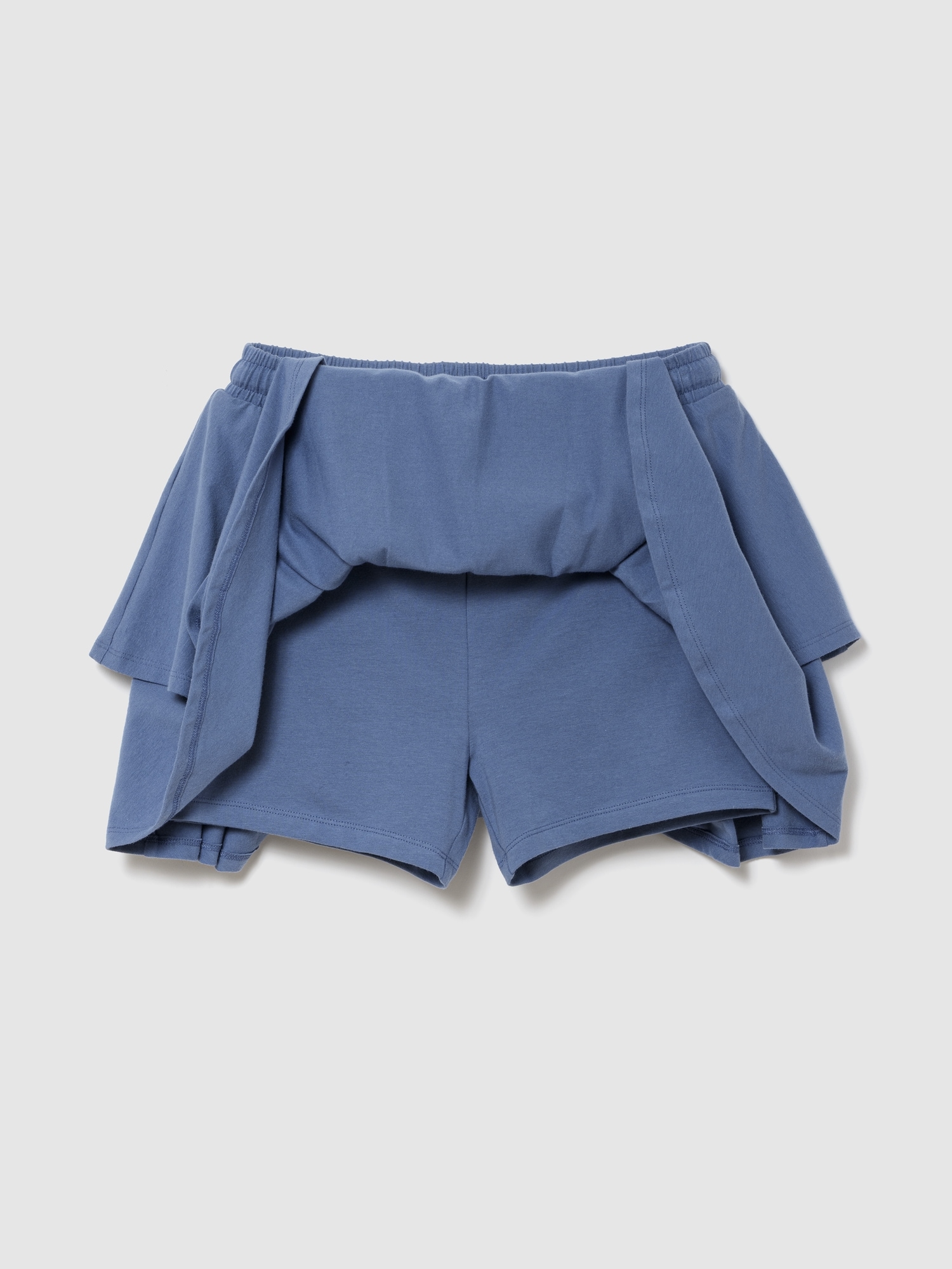 イージーウエスト ティアード ミニスカート・スコート (キッズ)-2