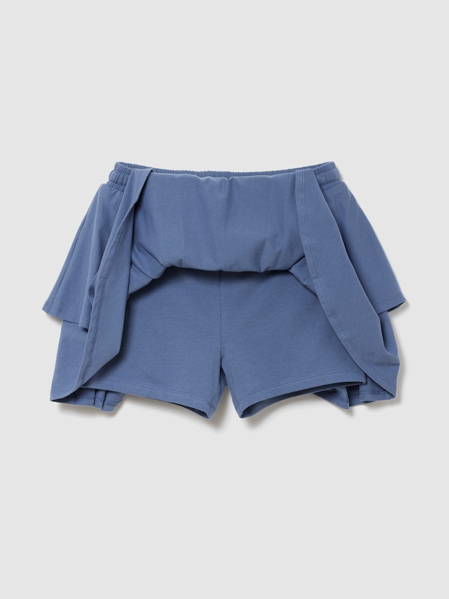 イージーウエスト ティアード ミニスカート・スコート (キッズ)-2