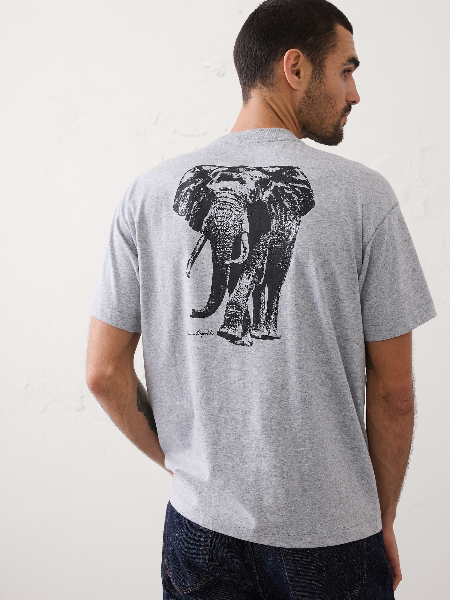 BR ファクトリー ポケット グラフィックTシャツ-0