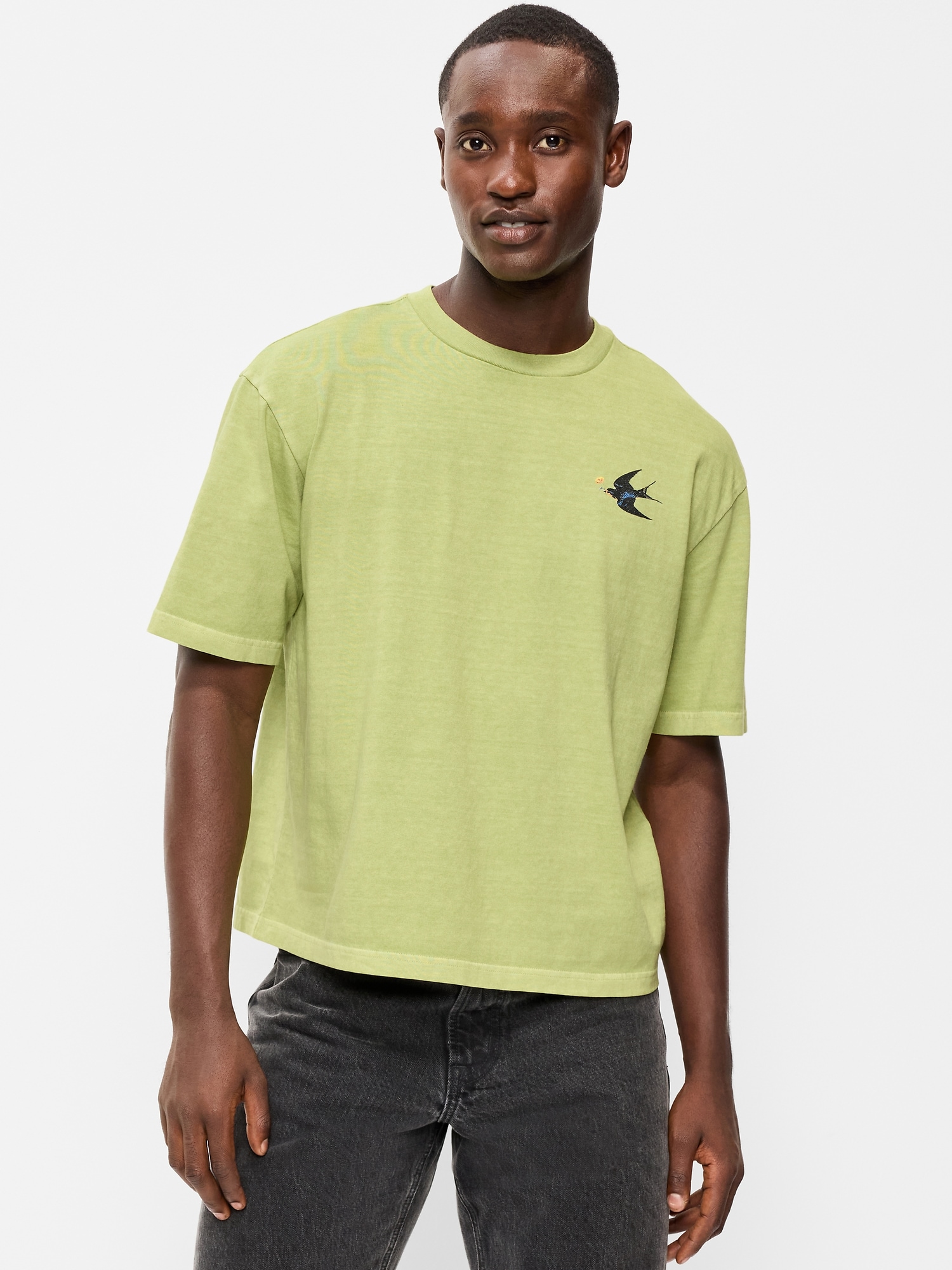 T-SHIRT COURT À IMPRIMÉ