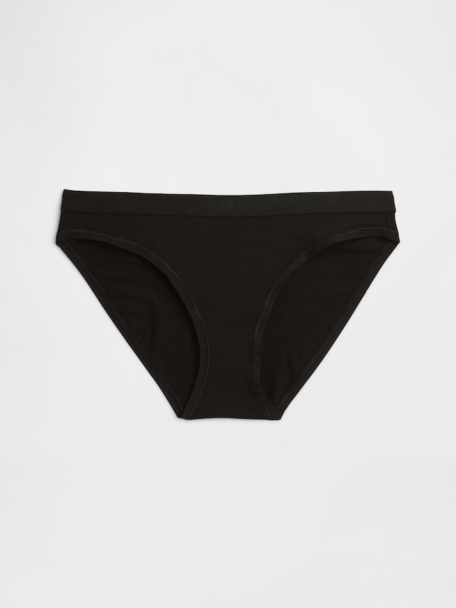 オーガニック ストレッチコットン GAPロゴ ビキニショーツ-3