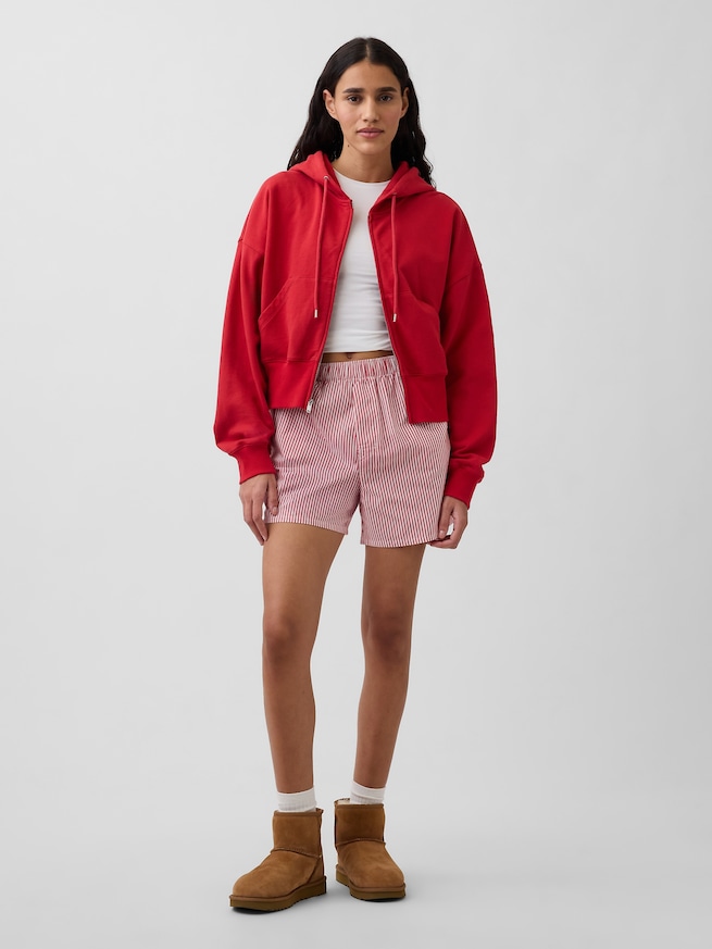 ロバート・インディアナ LOVE ポプリン パジャマ ボクサーショートパンツ-4