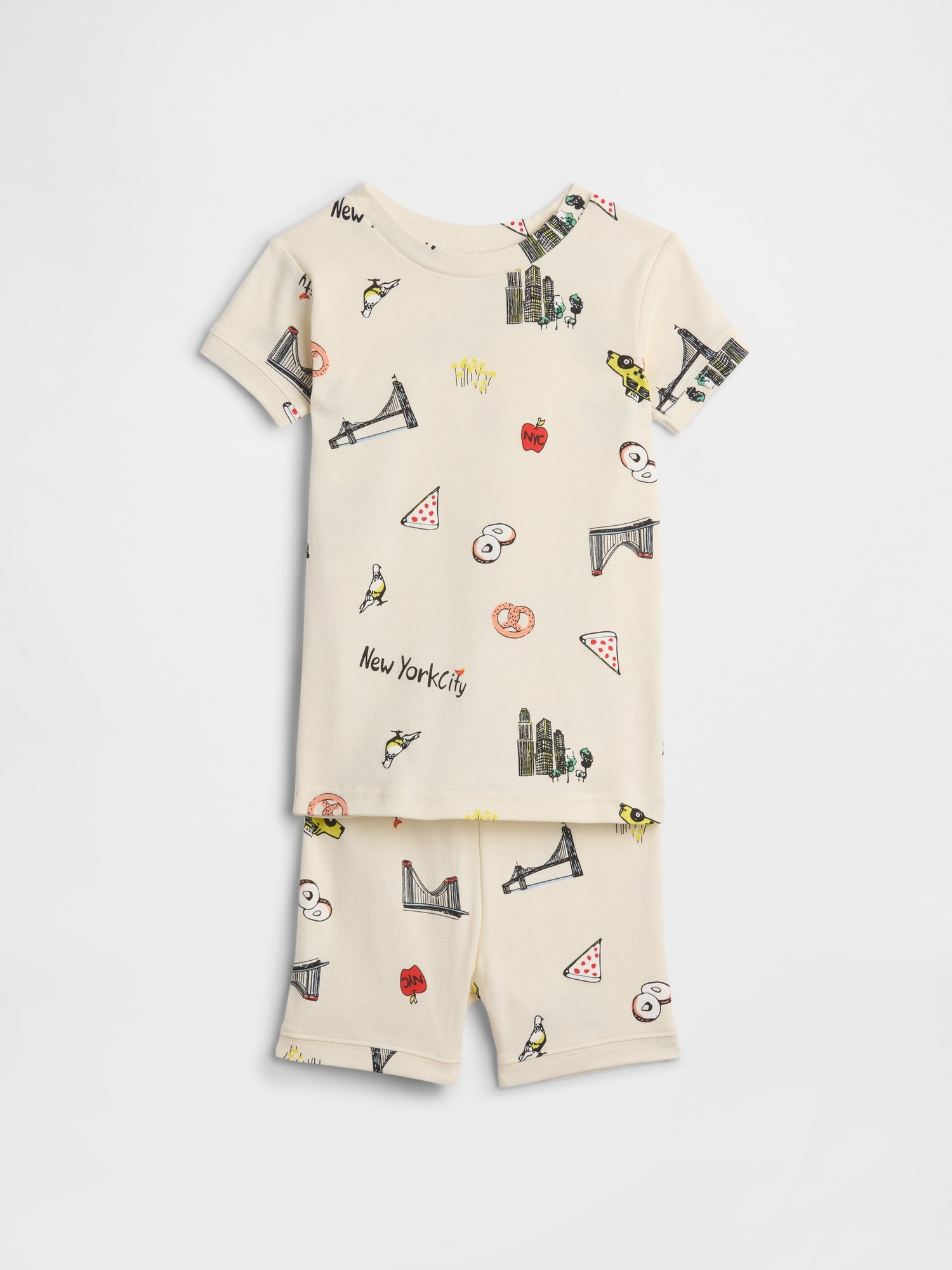 Kids & babyGap 100% Organic Cotton NYC PJ Set