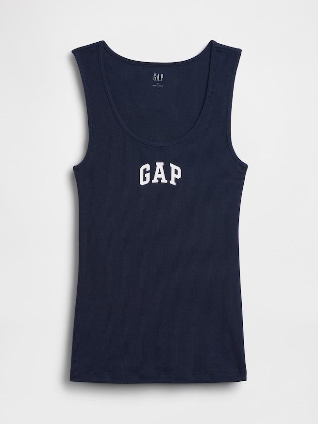 リブ GAPロゴ タンクトップ-5