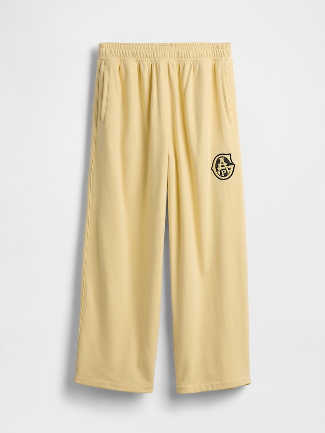 ヴィンテージソフト フレンチテリー GAPロゴ バギースウェットパンツ-5