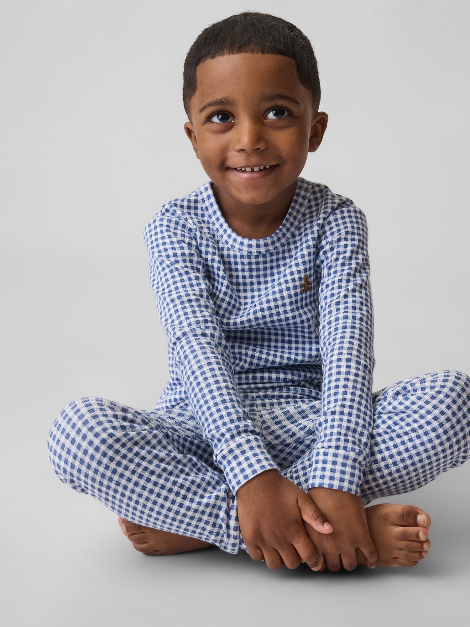 PYJAMA EN COTON BIOLOGIQUE BROSSÉ POUR BÉBÉ ET TOUT-PETIT