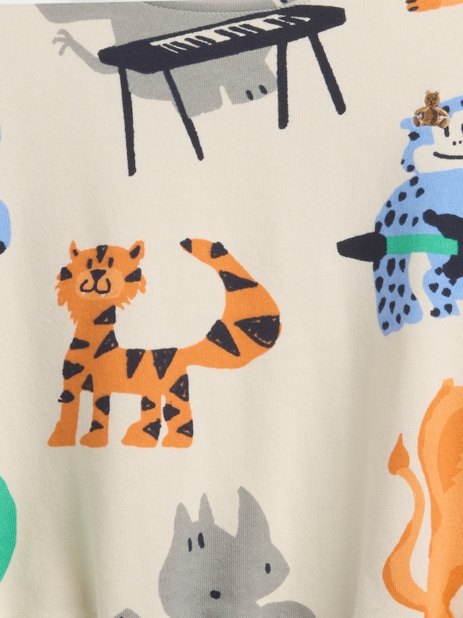 ヴィンテージソフト フレンチテリー グラフィックスウェットシャツ (幼児・ベビー)-2