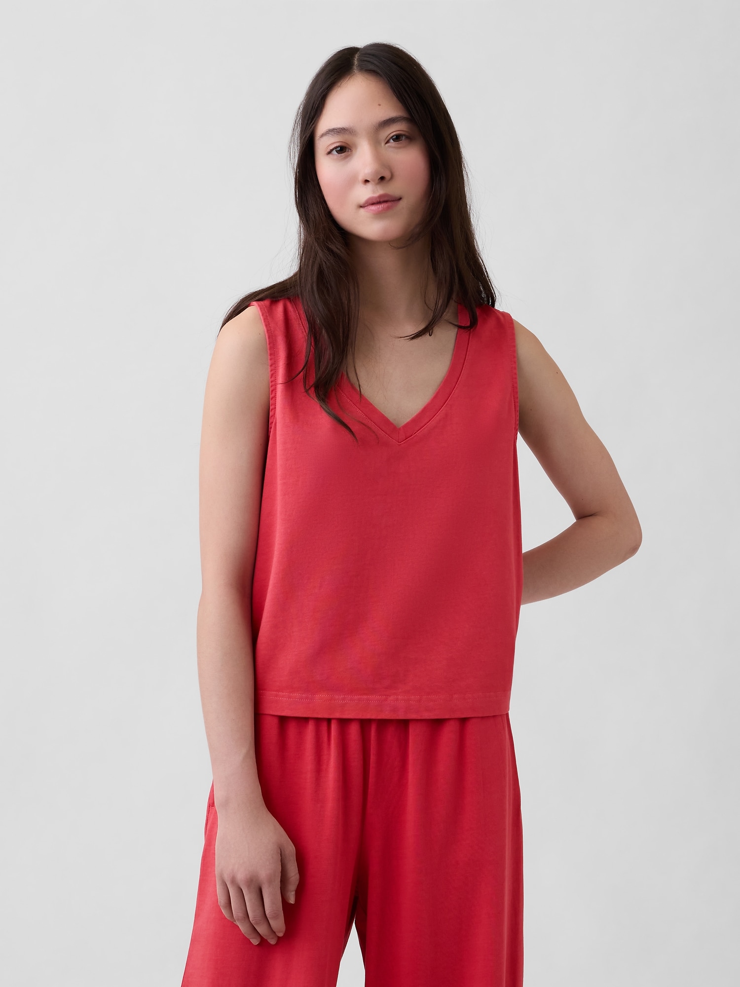 CAMISOLE COURTE EN TRICOT