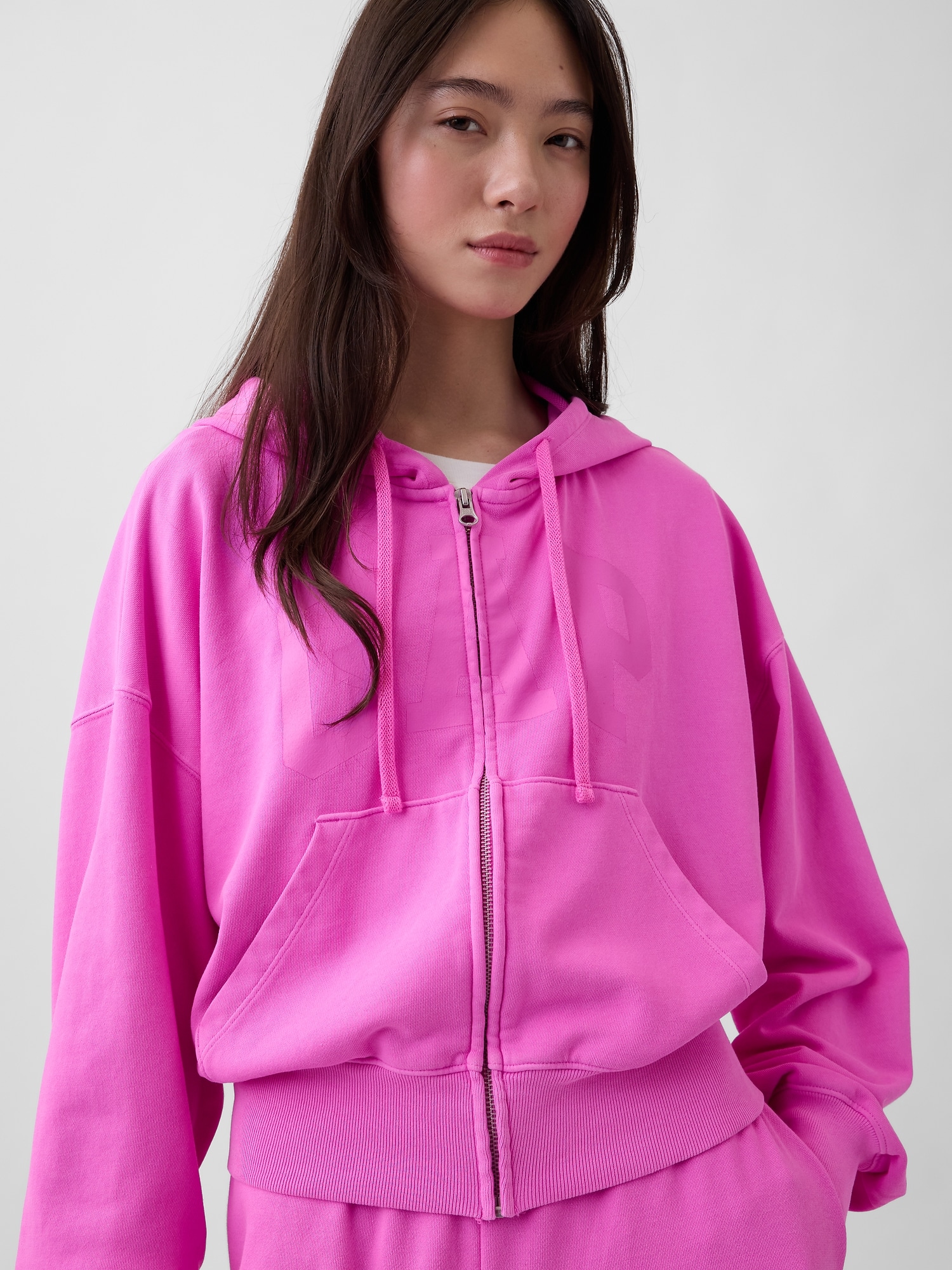 Gap公式オンラインストア | オーバーサイズ GAPロゴ フレンチテリー