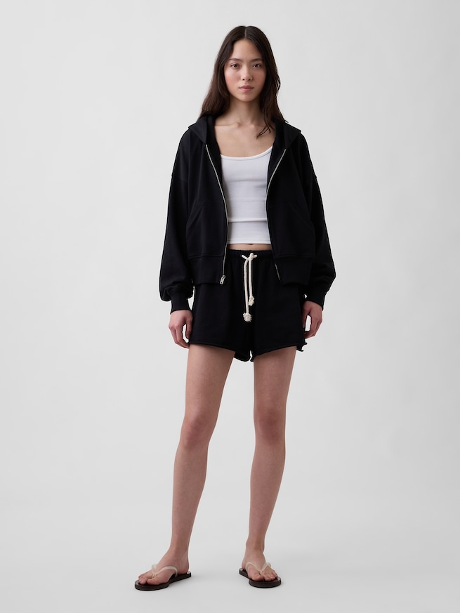 3.5" ヴィンテージソフト フレンチテリー リラックスフィット スウェットショートパンツ-0