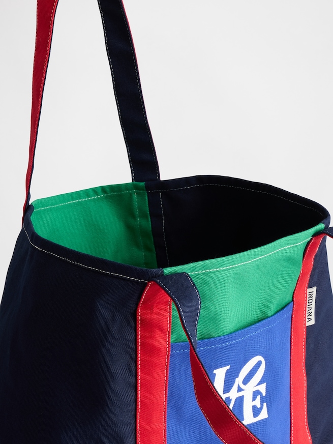 ロバート・インディアナ LOVE トートバッグ-2