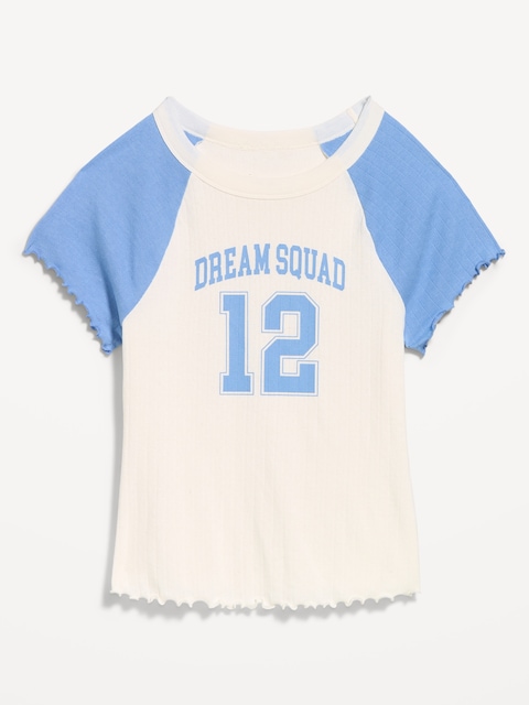 Short-Sleeve Pointelle Sleep Top