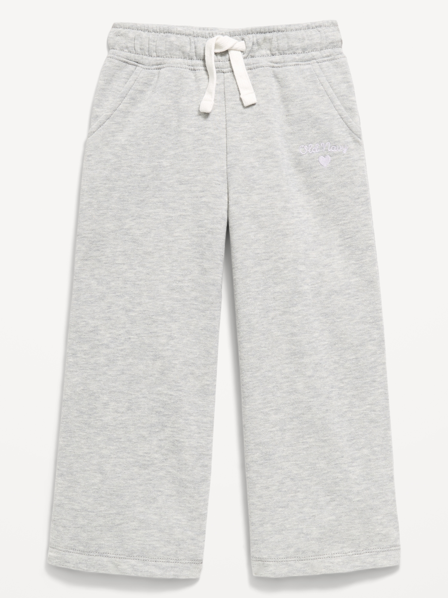 PANTALON EN COTON OUATÉ À LOGO IMPRIMÉ POUR TOUTE-PETITE