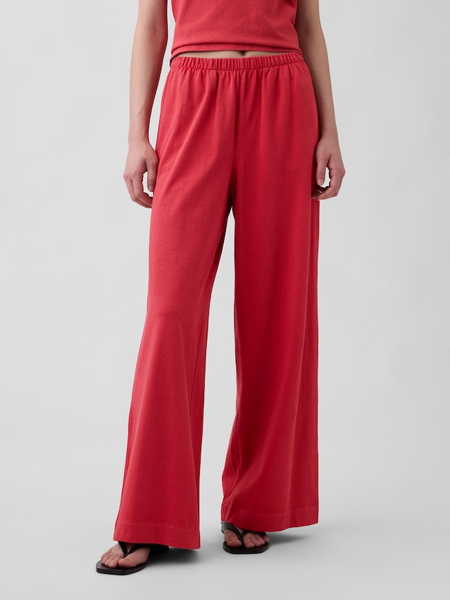 ヘビーウェイト イージーウエスト ワイドパンツ-1