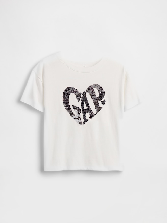 オーバーサイズ フリッピースパンコール グラフィックTシャツ-3