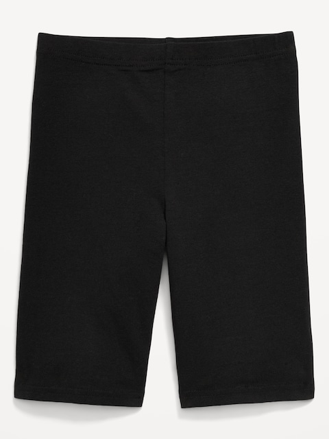 Printed Long Jersey Biker Shorts for Girls