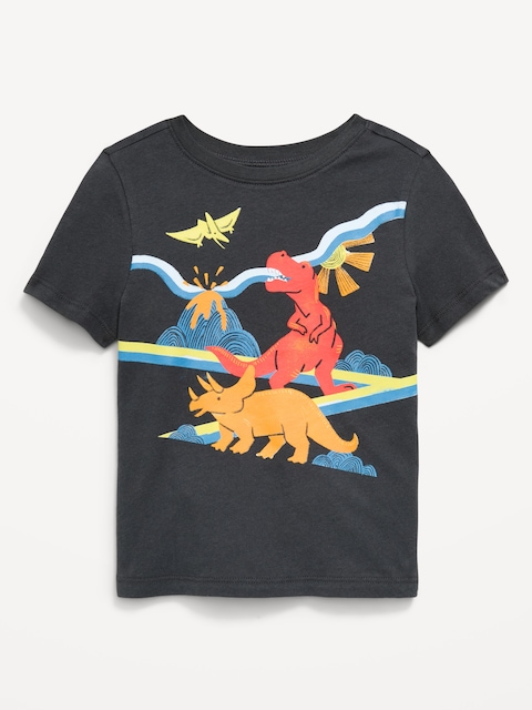 T-SHIRT À MANCHES COURTES À IMPRIMÉ UNISEXE POUR TOUT-PETIT