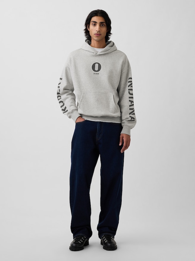 ロバート・インディアナ ヴィンテージソフト グラフィックパーカー-2