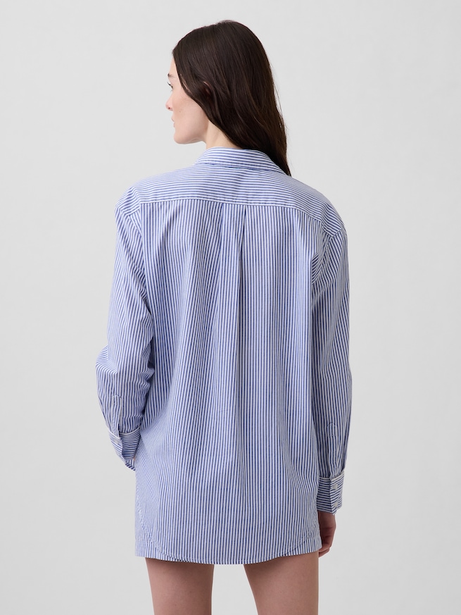 ロバート・インディアナ LOVE ポプリン パジャマシャツ-3