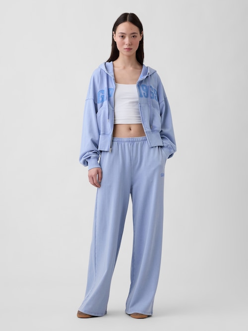 フレンチテリー GAP1969ロゴ バギースウェットパンツ