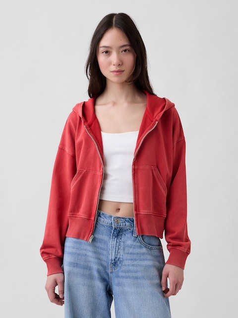 VintageSoft Terry Zip Hoodie