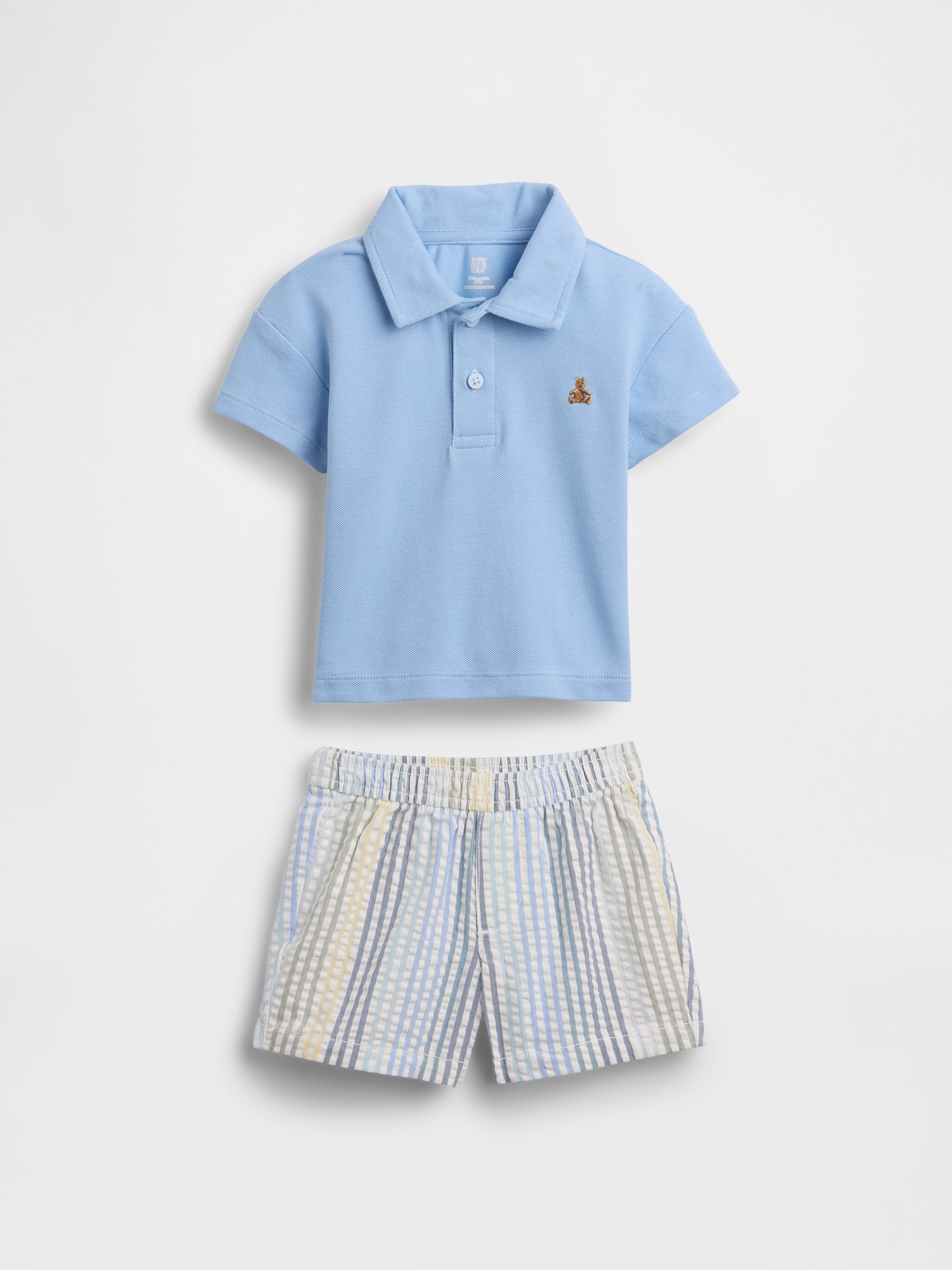 ENSEMBLE DE POLO ET SHORT POUR BÉBÉ