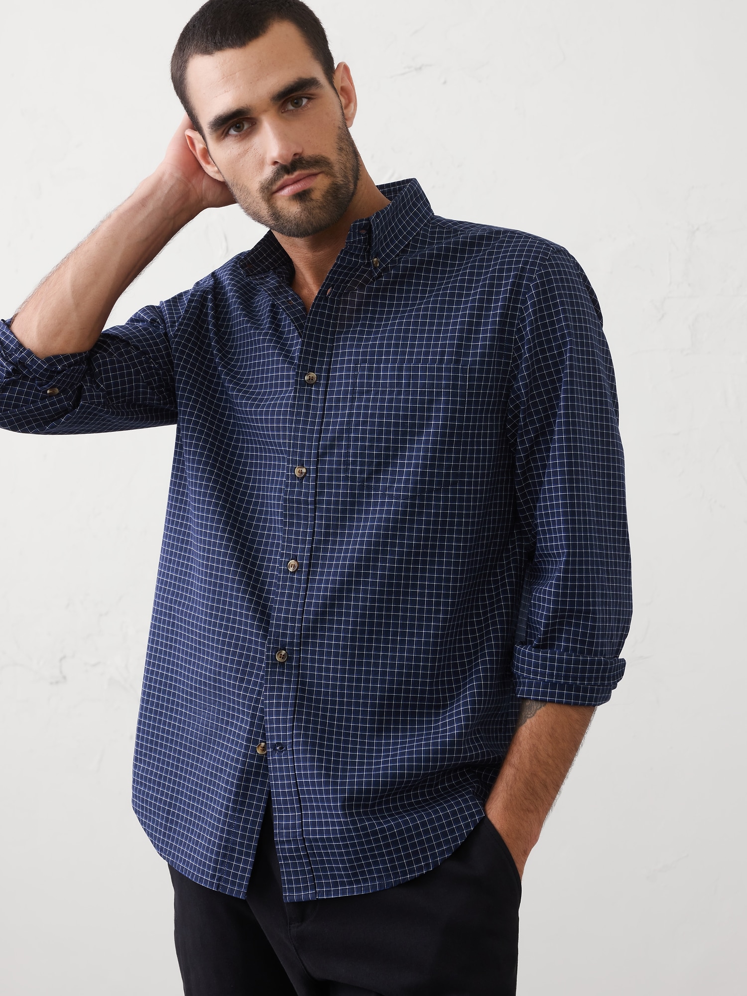 Slim-Fit Softwash Cotton Shirt