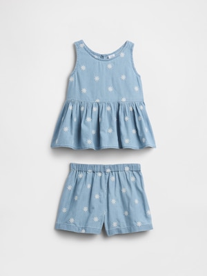 babyGap シャンブレー 2ピース コーデセット