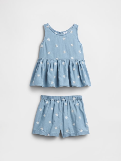 babyGap シャンブレー 2ピース コーデセット