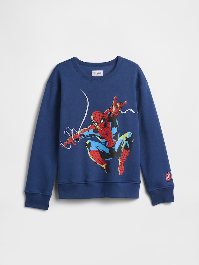 GapKids | マーベル スパイダーマン リラックスフィット グラフィック スウェットシャツ-0