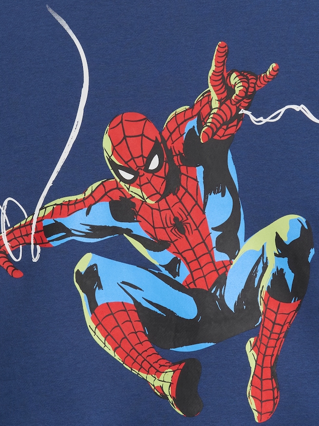 GapKids | マーベル スパイダーマン リラックスフィット グラフィック スウェットシャツ-2