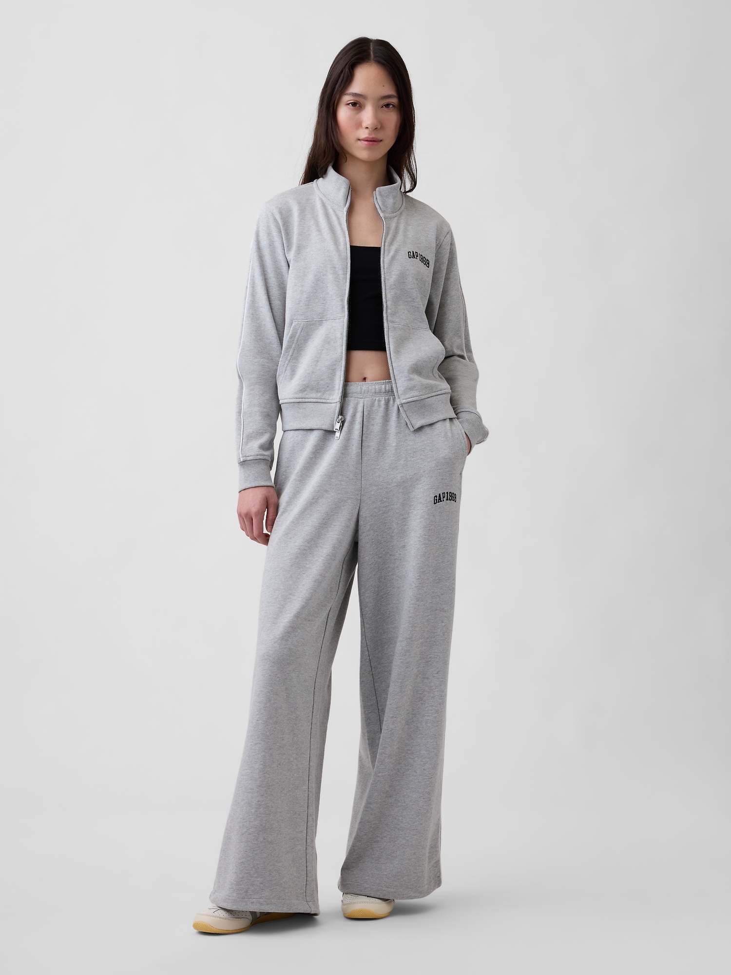 フレンチテリー GAP1969ロゴ トラックジャケット-1