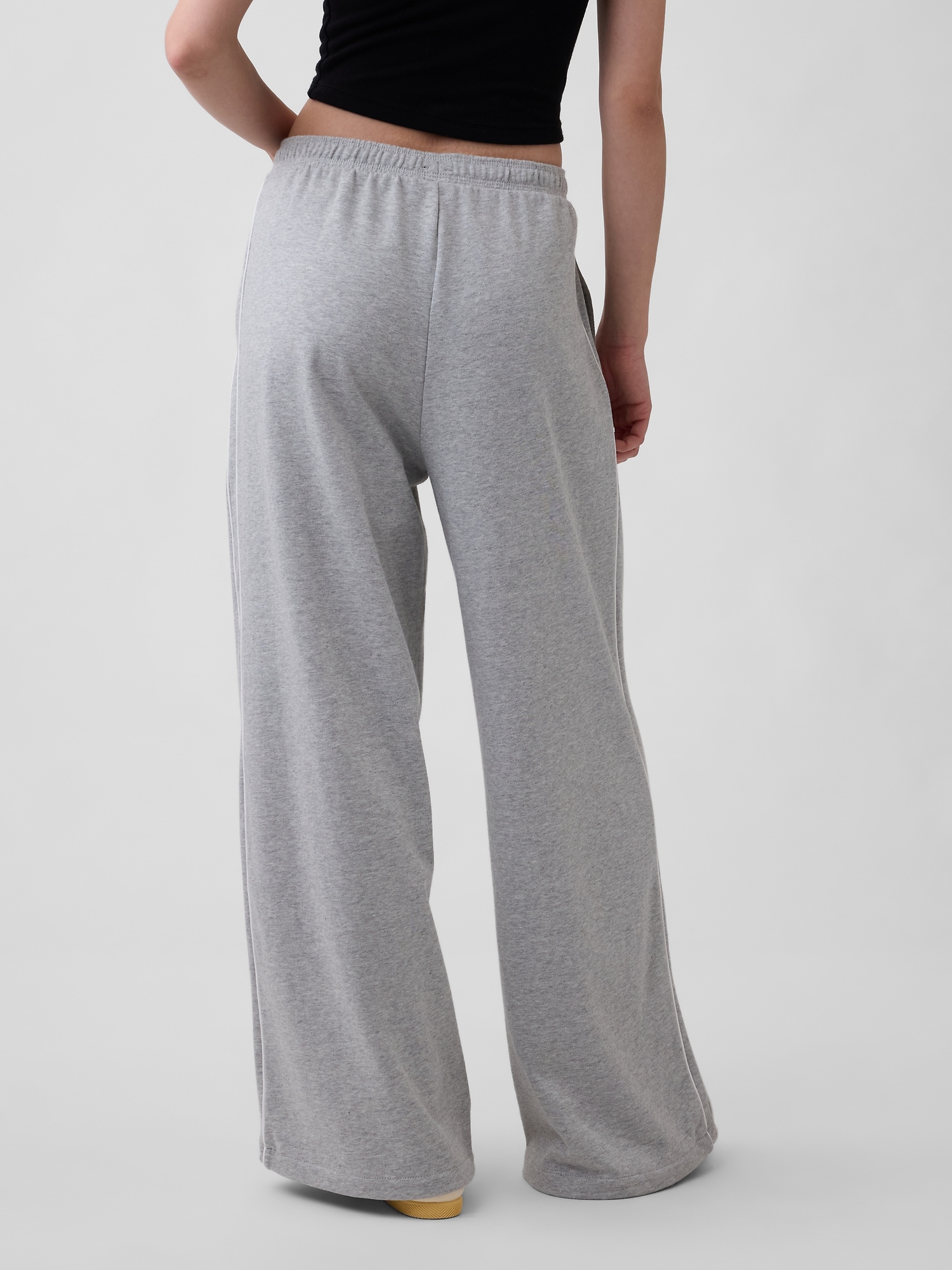 フレンチテリー GAP1969ロゴ バギー ワイドスウェットパンツ-3