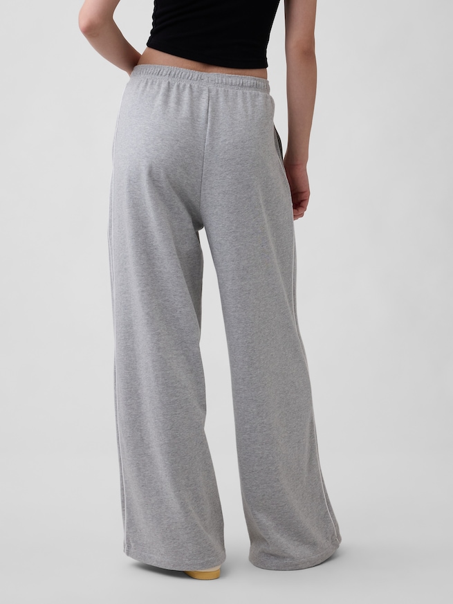 フレンチテリー GAP1969ロゴ バギー ワイドスウェットパンツ-3