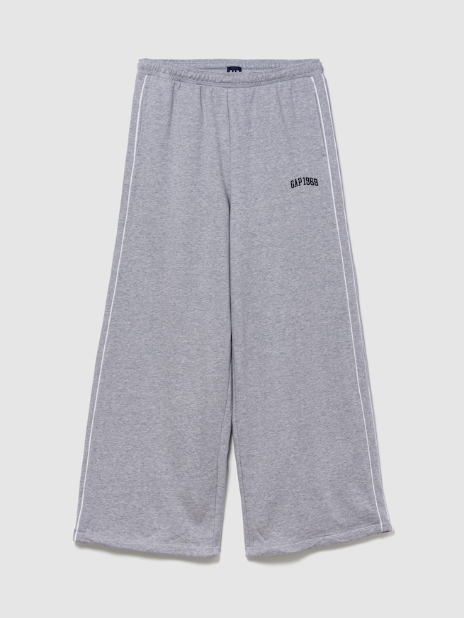 フレンチテリー GAP1969ロゴ バギー ワイドスウェットパンツ-7
