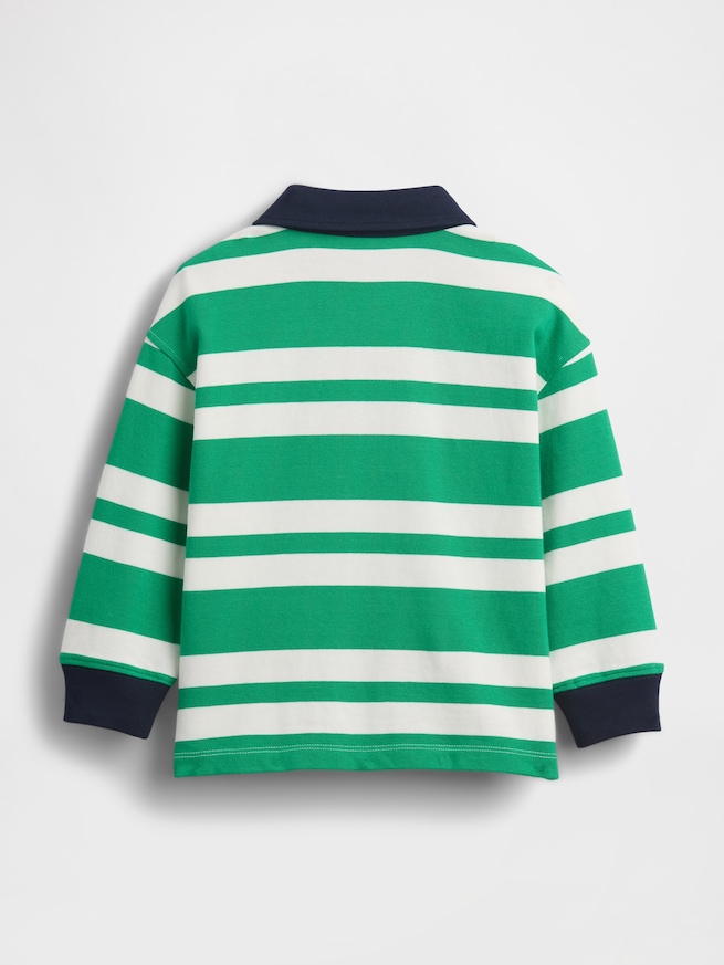 ロバート・インディアナ LOVE ラグビーシャツ (幼児)-4