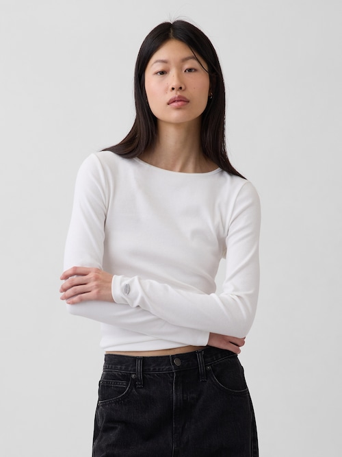 モダン バックタイ Tシャツ