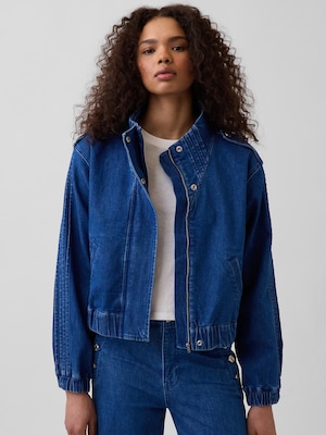 Gap &times; HFR デニム ピンタックジャケット by Atelier Ndigo