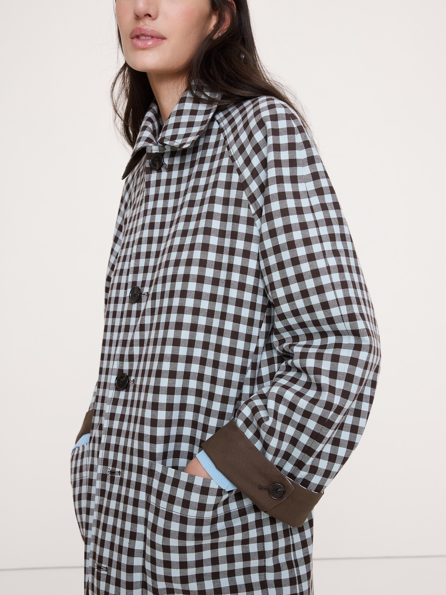 リバーシブル コットン カーコート-7