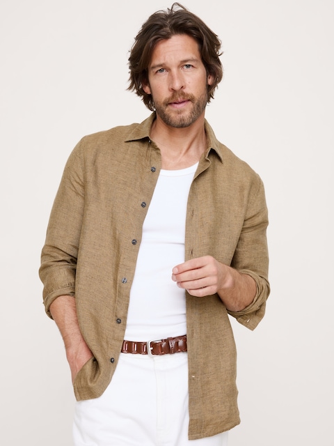 CHEMISE AJUSTÉE EN LIN