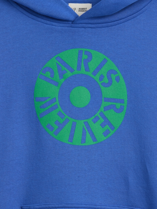 ロバート・インディアナ ヴィンテージソフト パーカー (キッズ)-4